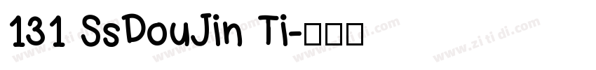131 SsDouJin Ti字体转换
